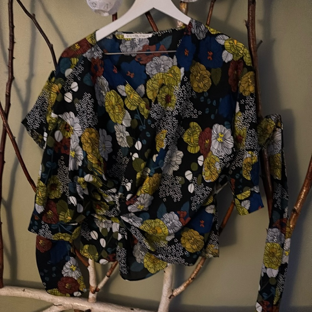 Violet Clair cross over blouse.